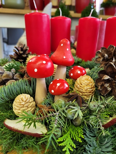 Weihnachtsdeko Blumenkränze Hannover
